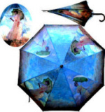 La femme  l'ombrelle d'après Claude Monet